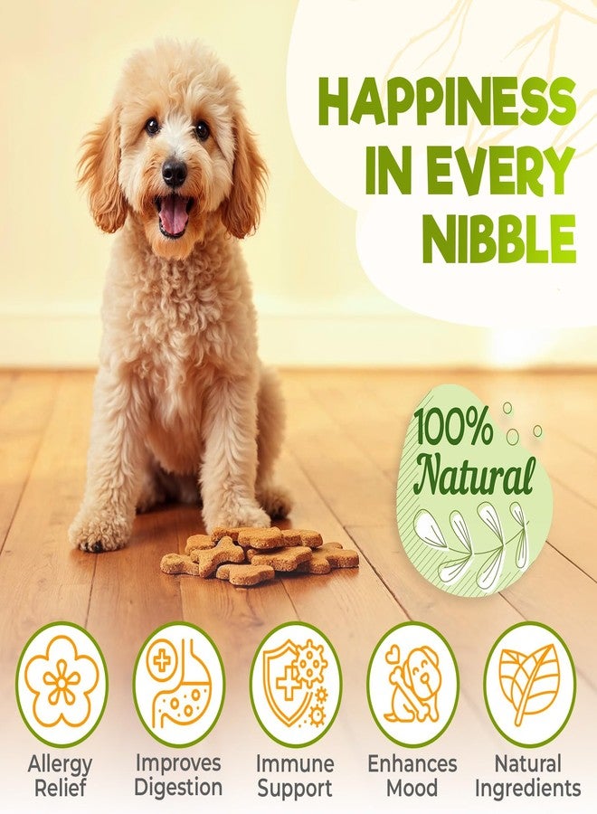 ZENO Dog Allergy Chews 150Pcs - Dog Supplements for Itchy Skin and Paw Licking - Canine Allergy Relief - US Formula with Probiotics, Natural Ingredients & Vitamins - Chicken - Image 2